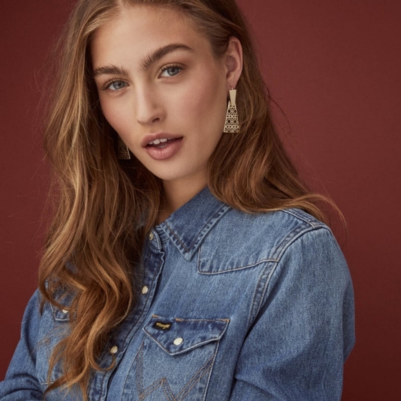 NEW Kendra Scott Keerti Drop Earrings in Rose Gold - Picture 3 of 4